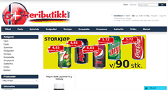 Desktop Screenshot of godteributikk.com