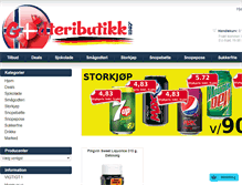 Tablet Screenshot of godteributikk.com